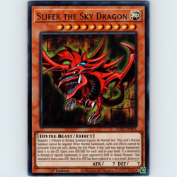 Yugioh Slifer the Sky Dragon EGS1-EN001 1st Edition Ultra Rare Holo - NM 💎 - Image 1