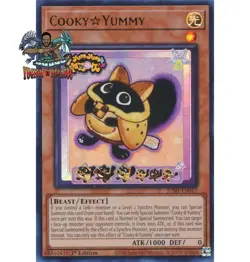 Yugioh! 1x Cooky☆Yummy JUSH-EN017 Ultra Rare 1st Ed NM - Image 1