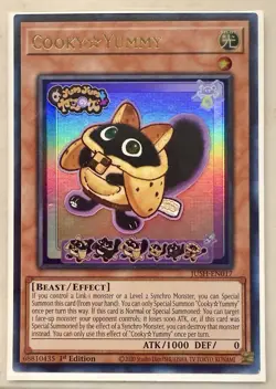 Yugioh! 1x Cooky☆Yummy JUSH-EN017 Ultra Rare 1st Ed NM - Image 1