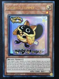 Yugioh! 1x Cooky☆Yummy JUSH-EN017 Ultra Rare 1st Ed NM - Image 1