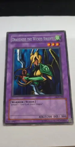 Yugioh - Dragoness the Wicked Knight LOB-086 NM/Near Mint Unlimited Rare - Image 1
