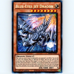 Yugioh Blue-Eyes Jet Dragon MP23-EN004 Prismatic 1st Edition Secret Rare - NM 💎 - Image 1