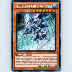 Yugioh Tidal, Dragon Ruler of Waterfalls RA03-EN009 1st Ed. Secret Rare - NM 💎 - Image 1