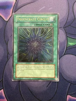 x1 Degenerate Circuit - Ultimate Rare - CDIP-EN047 - Yugioh - Unlimited - Played - Image 1