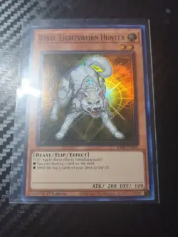 YuGiOh Ryko, Lightsworn Hunter RA02-EN003 Super Rare 1st Edition Near Mint - Image 1