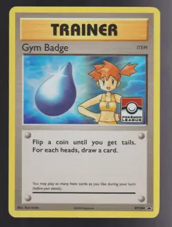Pokemon Misty Gym Badge XY204 Evolutions -Holo Rare Exclusive Promo Card - Image 1