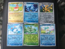 Authentic Pokemon TCG Assorted Reverse Holo Card Lot - 50 Reverse Holo Cards! - Image 1