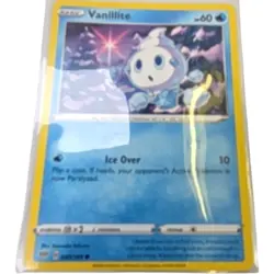 Vanillite Pokemon TCG Card Basic Ice Over Move HP 60 - Image 1