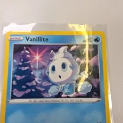Vanillite Pokemon TCG Card Basic Ice Over Move HP 60 - Image 4