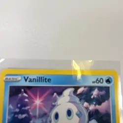 Vanillite Pokemon TCG Card Basic Ice Over Move HP 60 - Image 5
