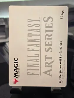 Together Forever (Art Series) #32/53 Final Fantasy MTG Near Mint - Image 2