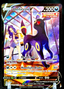 Umbreon V TG22/TG30 Brilliant Stars Trainer Gallery Pokemon Card - Image 1