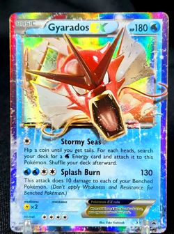 Shiny Gyarados EX XY106 Black Star Promo Holo Pokemon Card - Image 1