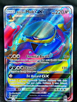 Alolan Muk GX 138/147 Full Art SM - Burning Shadows Pokemon Card - Image 1