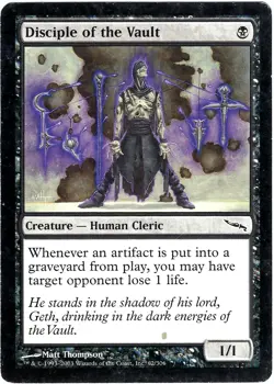 (4X) Disciple of the Vault Mirrodin Playset - MTG Magic the Gathering Card - Image 2