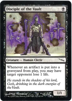 (4X) Disciple of the Vault Mirrodin Playset - MTG Magic the Gathering Card - Image 3