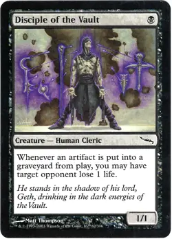 (4X) Disciple of the Vault Mirrodin Playset - MTG Magic the Gathering Card - Image 4