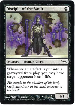 (4X) Disciple of the Vault Mirrodin Playset - MTG Magic the Gathering Card - Image 5