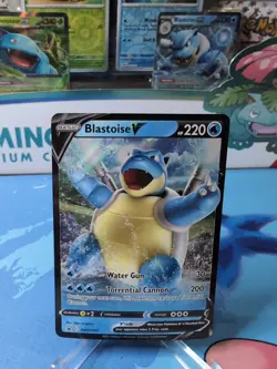 Blastoise V - SWSH101 - Pokemon Sword & Shield Promo Ultra Rare Holo Card NM - Image 1
