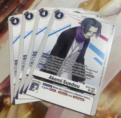 Digimon Card Game Akemi Suedou BT22-095 U Cyber Eden Playset Of 4 - Image 1