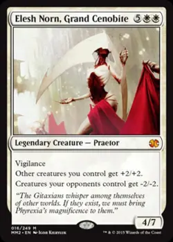 MTG English Elesh Norn, Grand Cenobite NM Foil Modern Masters 2015 - Image 1