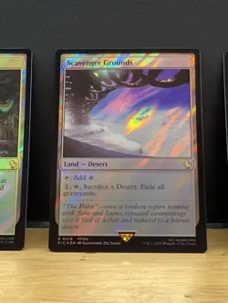 Mtg FIC Final Fantasy - Scavenger Grounds -NM SURGE FOIL - Image 1