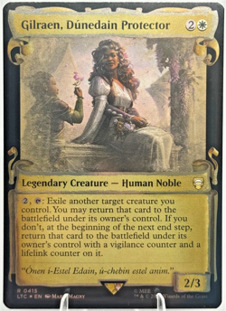 Gilraen, Dunedain Protector Showcase Foil - LTC 0415 NM - MTG Magic - Image 1