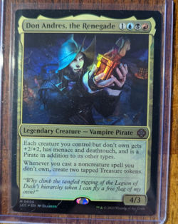 MTG Don Andres, the Renegade Commander: the Lost Caverns of Ixalan Foil NM - Image 1