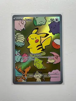 After Skool Hobby - Ditto Pikachu - Holo - Pokemon Parody/Fan Art - Image 1