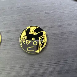 Pokemon Pikachu Flip Coin Rare Waving TCG Vintage Yellow - Image 1