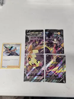 Pokemon TCG SWSH287-290 Morpeko V-Union Promo Set of 4 w/ Free SWSH167 - NM - Image 1
