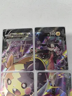 Pokemon TCG SWSH287-290 Morpeko V-Union Promo Set of 4 w/ Free SWSH167 - NM - Image 2