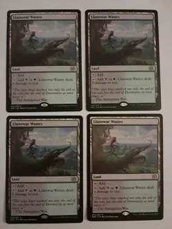 4x Llanowar Wastes NM/M MTG The Brothers' War Magic the Gathering - Image 1
