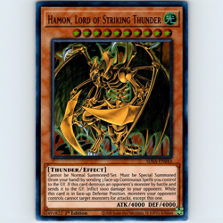 Yugioh Hamon, Lord Of Striking Thunder SDSA-EN043 1st Edition Ultra Rare - NM 💎 - Image 1