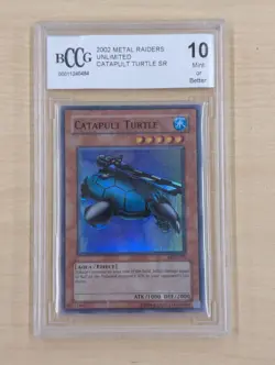 Yugioh - MRD-075 - Catapult Turtle - Unlimited BCCG Graded 10 Gem Mint (Beckett) - Image 2