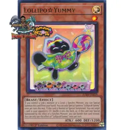 Yugioh! 1x Lollipo☆Yummy JUSH-EN018 Ultra Rare 1st Ed NM - Image 1