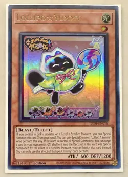 Yugioh! 1x Lollipo☆Yummy JUSH-EN018 Ultra Rare 1st Ed NM - Image 1