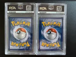PSA 8 Graded NM-MT LUGIA #15 & HO-OH #9 2011 Call of Legends Holo Foil Rare Card - Image 2