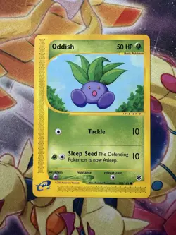 Pokemon Card - Expedition 122/165 - ODDISH (common) - NM - Image 1