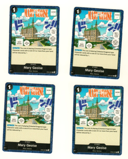 Set of 4 Mary Geoise OP05-097 Awakening of the New Era One Piece Trading Card - Image 1