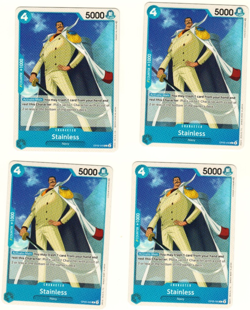 Set Of 4 Stainless OP05-045 Awakening of the New Era One Piece Trading Card - Image 3