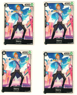 Set of 4 Sterry OP05-083 Awakening of the New Era One Piece Trading Card - Image 3