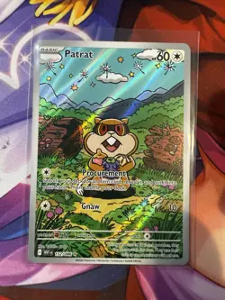 Pokemon S&V White Flare Patrat IR Illustration Rare Card # 151/086 - Image 1