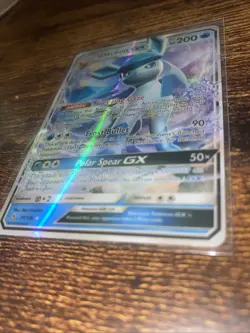 Pokemon TCG Glaceon GX 39/156 SM 2018 Ultra Prism Holo Card - Image 2