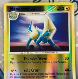 Manectric 40/100 Reverse Holo Diamond & Pearl Majestic Dawn Pokemon Card 2008 NM - Image 2
