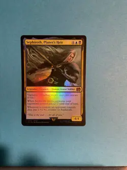 MTG Sephiroth, Planet's Heir (Foil) Final Fantasy 553 NM Magic The Gathering - Image 1