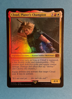 Cloud, Planet's Champion Foil - FIN 0552 NM - MTG Magic - Image 1