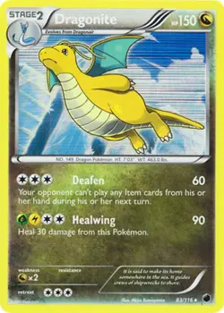 Dragonite - 83/116 - Cosmos Holo XY Blisters Exclusive LP, English MTG Pokemon P - Image 1