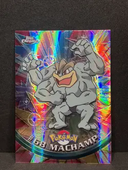 Machamp Spectra-Chrome 2000 Topps Chrome Pokemon TV NM - Image 1