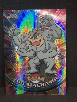 Machamp Spectra-Chrome 2000 Topps Chrome Pokemon TV NM - Image 3